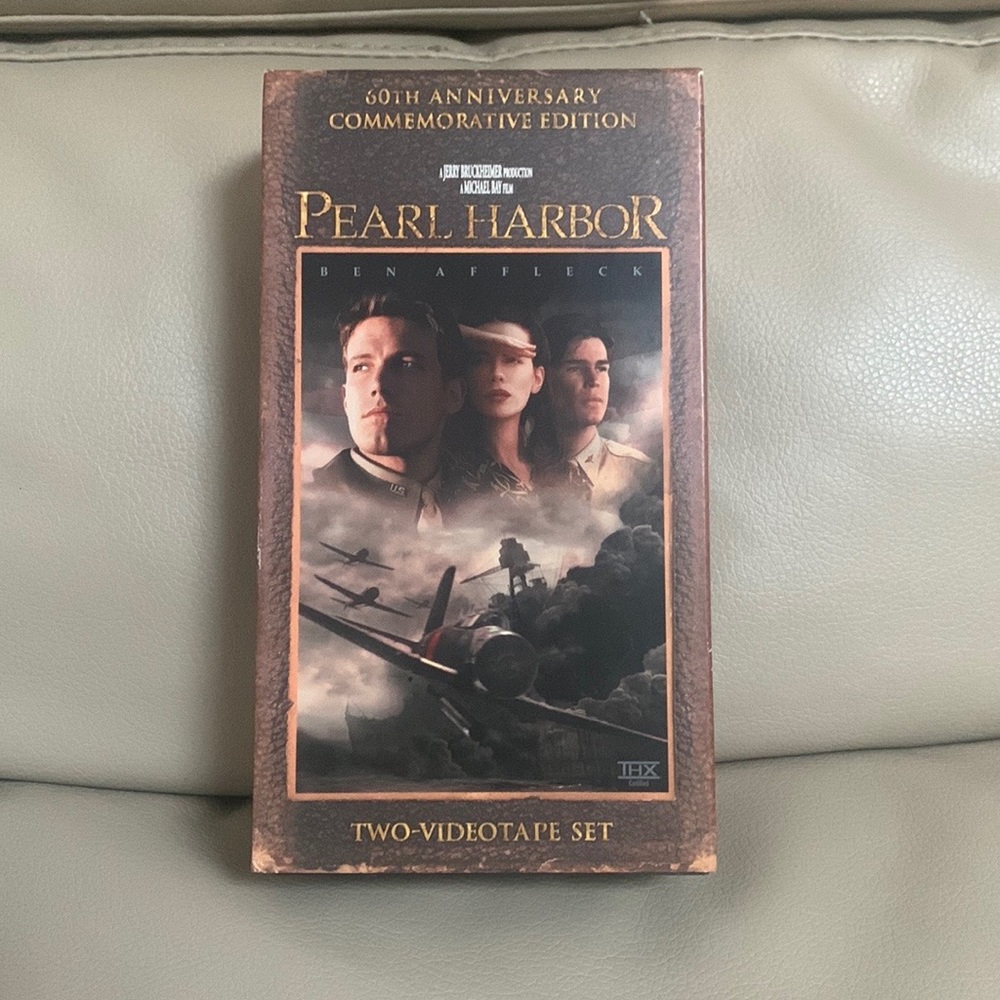 Pearl Harbor Double VHS Video Cassette 60th Anniversary Commemorative Edition